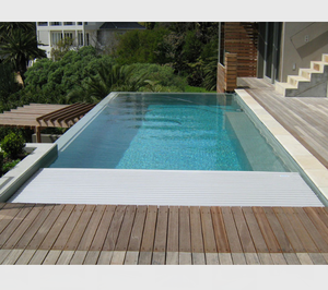 Couverture de <span class=keywords><strong>piscine</strong></span> rétractable automatique, couvercle personnalisé, anti-chute, IP68 12VDC, moteur <span class=keywords><strong>tubulaire</strong></span>, offre spéciale, 2022 - Product Image 2