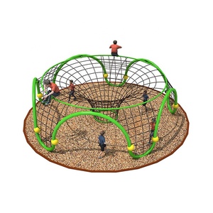 Agujero de perforación Ftness equipos de escalada neto marcos para las escuelas, parque de atracciones los niños de los niños juegos infantiles al aire libre 5-8 niños - Product Image 5