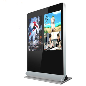 Tầng đứng 55 inch 2-in-1 <span class=keywords><strong>Dual</strong></span> <span class=keywords><strong>LCD</strong></span> 4K UHD Màn hình signage Totem hiển thị - Product Image 3