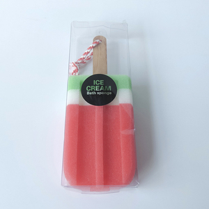 Red Ice Cream Shape Soft Bath <strong>Shower</strong> <strong>Sponge</strong> With Handle/Bath <strong>Shower</strong> <strong>Sponge</strong> - Product Image 5