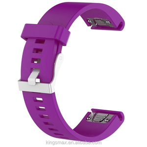 Remplacement Souple En Silicone Bracelet Sport Bracelet Bracelet Accessoire Pour <span class=keywords><strong>Garmin</strong></span> <span class=keywords><strong>5S</strong></span> - Product Image 5