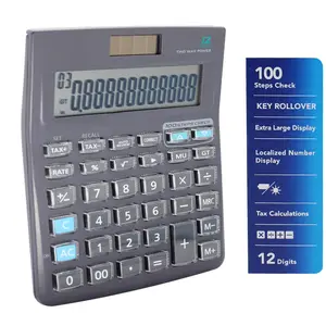 Desktop 100 Stappen Controleren 12 Digit Twee Power Calculator