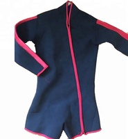 Spor ürünleri neopren WetSuit Shorty kollu WetSuit