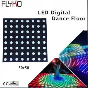 Flyko lampu panggung LED bersinar kualitas terbaik, lampu panggung untuk pencahayaan panggung lantai disko teater konser musik