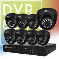Toptan fiyat cctv sistemi kamera kiti ile 8 ch gözler korumak için ev güvenlik