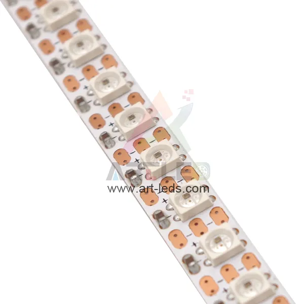 Sottile pwb flessibile cuttable sk6812 3535 smd personalizzato ha condotto la striscia rgb nero smd3535 144 led/m bianco