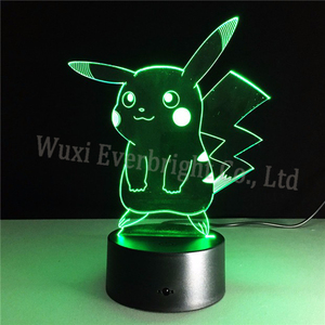 Delicado Cuadro de Juguete Para Niños Escritorio <span class=keywords><strong>Led</strong></span> Optical Illusion Illusion Regalo <span class=keywords><strong>Luz</strong></span> de La Noche Creativa Lámpara <span class=keywords><strong>Usb</strong></span> 3d - Product Image 5