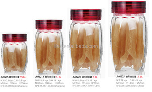 <span class=keywords><strong>Gros</strong></span> Promotionnel Écrou Fruits Sucrerie Effacer borosilicate alimentaire de stockage bocaux de verre hermétiques - Product Image 4