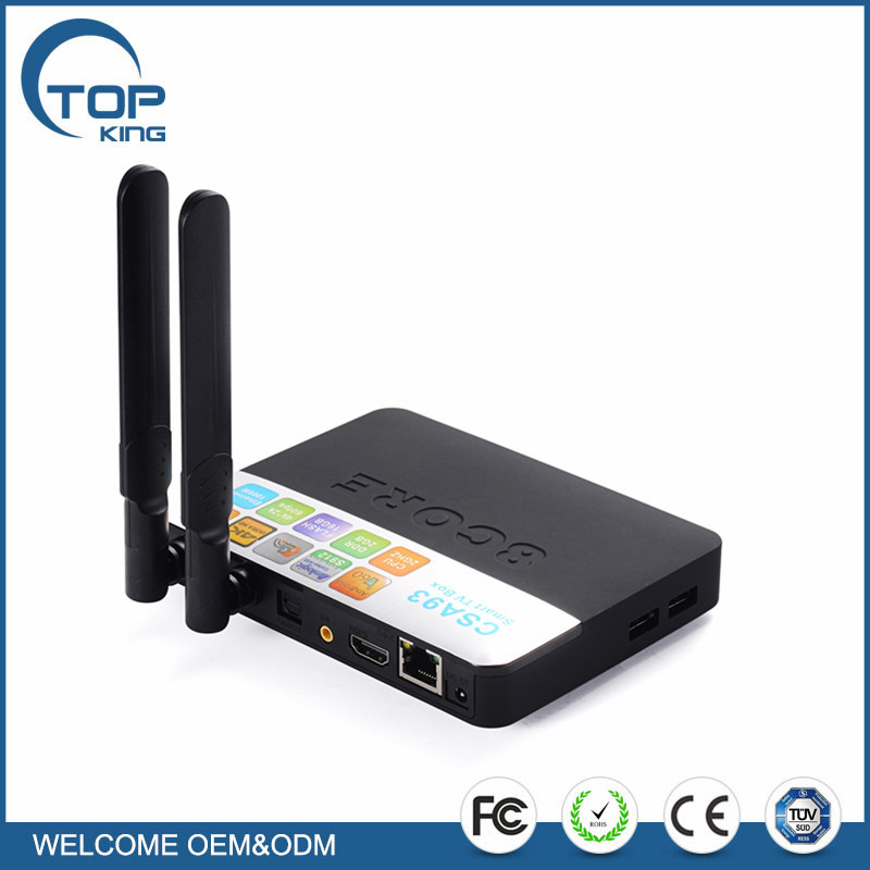 2017 Nouveau Amlogic S912 octa base Android 6.0 KODI 17.0 Bluetooth 4.0 Smart TV Box/ott tv box CSA93