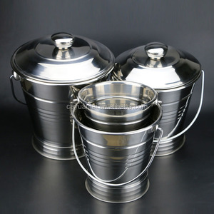 Wholesale <strong>Cheap</strong> Stainless Steel Ice <strong>Bucket</strong> Large champagne Ice <strong>Bucket</strong> Water <strong>Bucket</strong> - Product Image 3