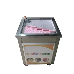 Manual fried/roll fried ice cream machine For Sale