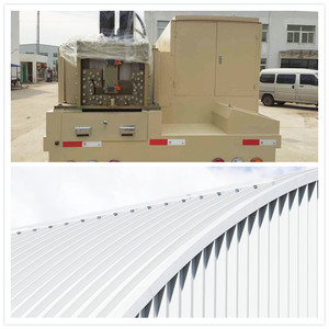 LS600-305 mit Generator Longs hun K Arch Span Selbst unterstützte Metalldach maschine - Product Image 4