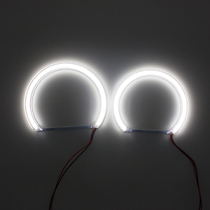 Kit Luci <span class=keywords><strong>LED</strong></span> Angel Eyes Stile DTM Ultra Luminose Bianche Cristalline per BMW E46 Coupé Cabrio 00-03 Fari Alogeni - Product Image 5