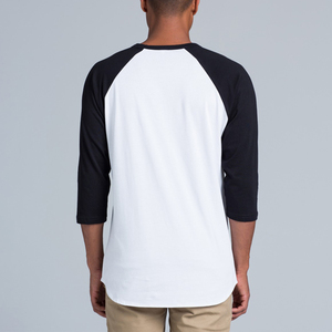 Nouveauté <span class=keywords><strong>T</strong></span>-<span class=keywords><strong>shirt</strong></span> <span class=keywords><strong>de</strong></span> <span class=keywords><strong>baseball</strong></span> à manches raglan 3/4 personnalisé - Product Image 2