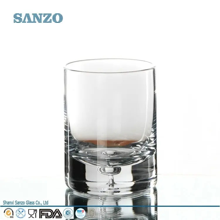 sanzo personalizado fabricante de vidrio taza de cristal de vidrio para beber el agua de vidrio