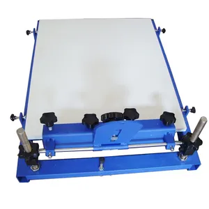 DGRUIDA NS102 manuale 1 colore 2 stazione serigrafia panca stampa superiore per oggetti di superficie piana