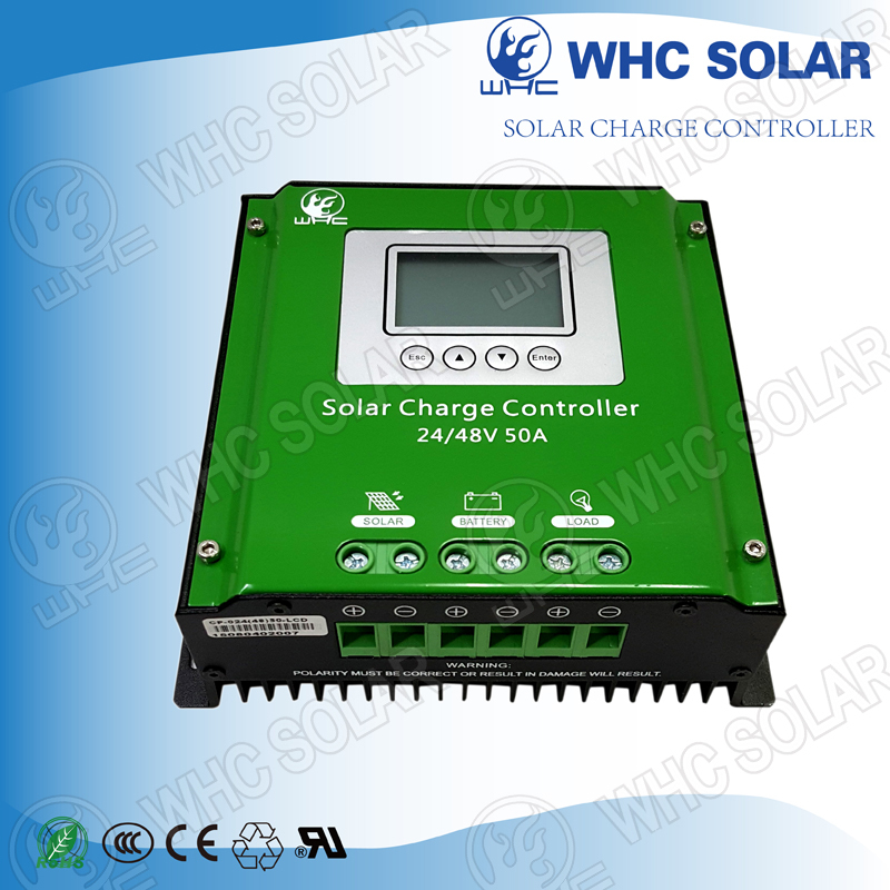 WHC 24 V/48 V 50A Régulateur Solaire Thermique pour Système D'éclairage de Rue