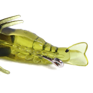 4cm 1.5g 5 pz/borsa vendita calda gamberetti con odore di erba gamberi <span class=keywords><strong>artificiale</strong></span> pesca esca - Product Image 5