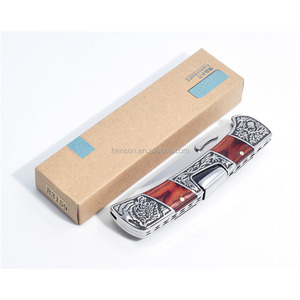 Workpro — couteau pliant avec manche en bois, couteaux de poche de survie en cadeau - Product Image 5