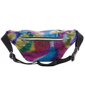 Moda Brilhante de Multi-Estilo do Saco Bolsa de Cintura Correndo Couro Sacos Para As Mulheres Caminhadas Festa Rave
