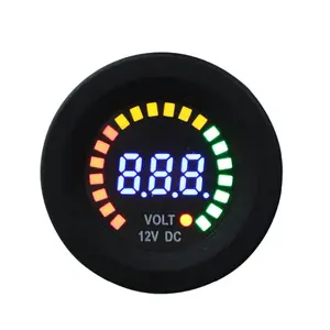 DC 12V Blue LED DC Digital Display Voltage Voltmeter colorful