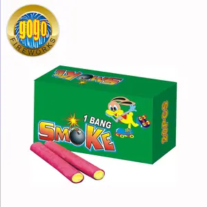 1 #1 Bangs Match Crackers con color Humo Fuegos artificiales de Navidad Embalaje en 24/50/20