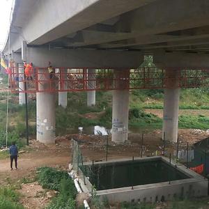 Disesuaikan Jembatan Gantung Platform Khusus Digunakan Dalam Pembangunan Jembatan dan Bridge Maintenance