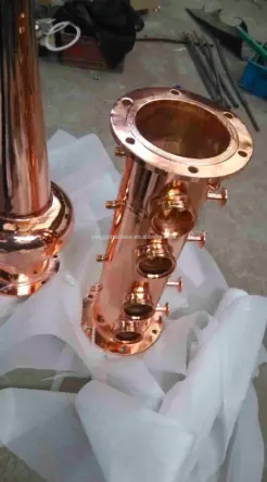 Distiller coluna de distilação de cobre, coluna de refluxo, equipamento de fermentação de cerveja