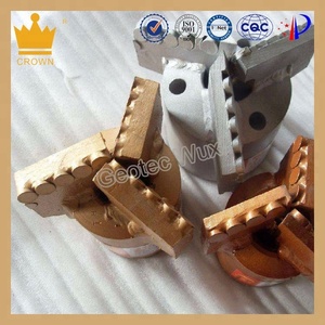 גבוהה פלדה מנגן <span class=keywords><strong>pdc</strong></span> גרור קצת <span class=keywords><strong>3</strong></span> או <span class=keywords><strong>4</strong></span> כנפיים להבי כנפיים צעד מזויף כלי קידוחים עבור כריית רוק קשה - Product Image 3