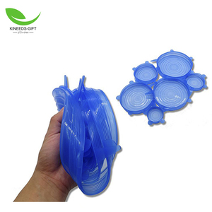 BPA Free Silicone Có Nắp Đậy Có Thể Tái Sử Dụng Thực Phẩm Kín Bao Gồm Nắp - Product Image 5