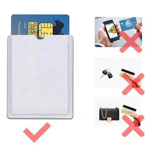 Manchon de Protection antivol d'<span class=keywords><strong>identité</strong></span> pour hommes et femmes, le plus récent, Premium Enveloppes RFID, 20 enveloppes intelligentes, Design correctement - Product Image 2