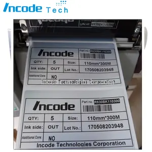 High Quality Barcode Adhesive Sticker Free Sample Incode Pet Label