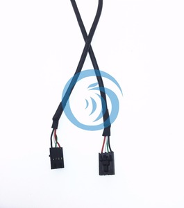 Molex <span class=keywords><strong>2</strong></span>,54mm pitch weiblichen 2x5 header zu molex 4pin MCB Daten Port USB2.0 Y-Harness - Product Image 4