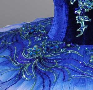 N000086 Costume <span class=keywords><strong>de</strong></span> ballet <span class=keywords><strong>TUTU</strong></span> en polyester bleu Octavia pour femmes adultes - Product Image 4