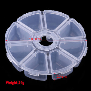 Hengjia clear Plastic Fishing Storage <strong>Tackle</strong> <strong>Box</strong> with Dividers - Product Image 4