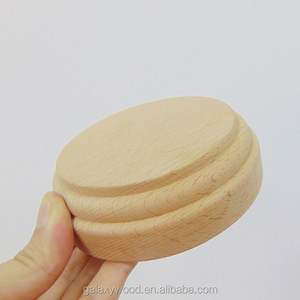 Varie dimensioni di forma rotonda naturale di legno di faggio di legno trofeo <span class=keywords><strong>base</strong></span> per le imbarcazioni - Product Image 4