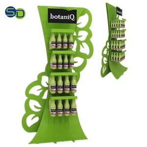 Présentoir métallique à alimentation par gravité à 3 étagères de forme irrégulière - Product Image 3