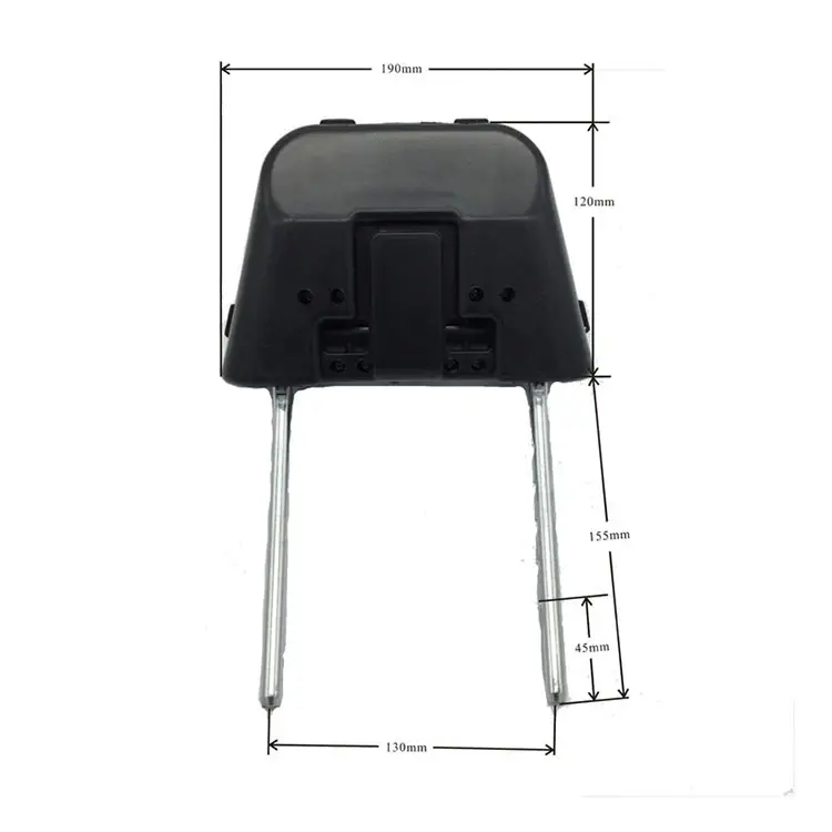 Verstelbare Op Hoogte Hoek Autostoel Hoofdsteun Binnenste Delen Auto Zitplaatsen Head Rest Plastic Frame Camper Stoelen Accessoires