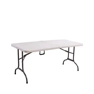 Banquet hall furniture square plastic table for sale