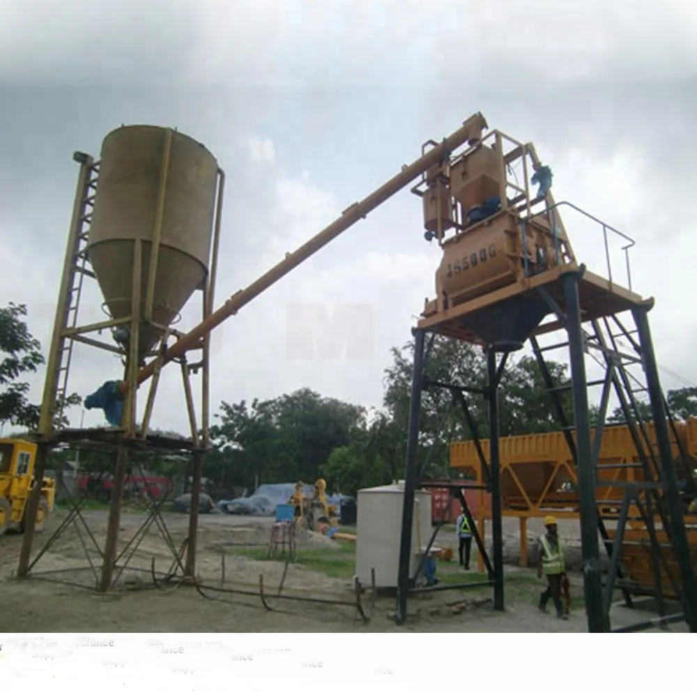 Klaar Gemengde Hzs50 Betoncentrale Te Koop Kwaliteit Garantie Prefab Cement Apparatuur