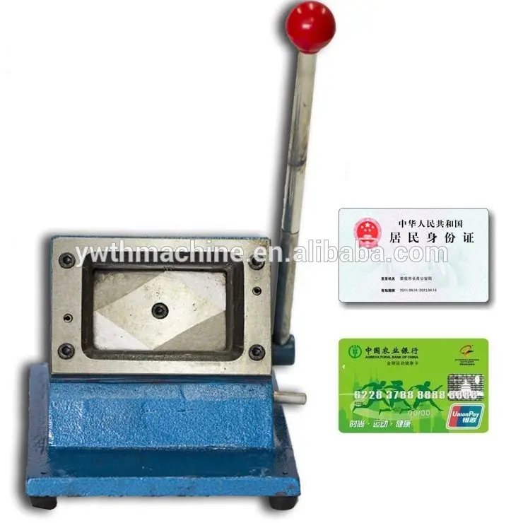 54*86ミリメートルManual Plastic Card Die Cutting Punching Machine