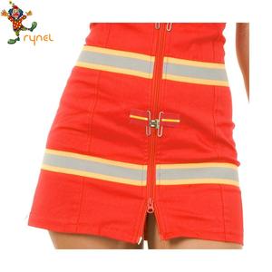 Rojo fuego Fox bombero chica carrera vestido <span class=keywords><strong>de</strong></span> Halloween <span class=keywords><strong>Sexy</strong></span> adolescente <span class=keywords><strong>traje</strong></span> adulto - Product Image 4