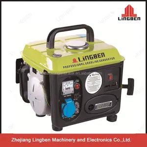 Lingben 650w portatile mini 12v dc generatore a benzina