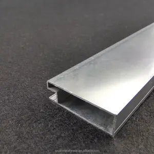 Puerta de ducha de cristal deslizante con perfil de aleación de aluminio creativo