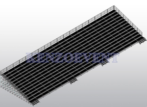 Plateforme de pupitre de chœur en aluminium à prix avantageux - Product Image 4