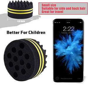 Brosse Éponge Magique en Mousse Souple pour Torsades, Vagues et Locks Afro pour Homme Noir, Vente en Tête - Product Image 6
