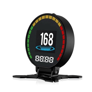 Nouveau Style P15 voiture HUD compteur de vitesse OBD jauge affichage tête haute avec garantie de 2 ans <span class=keywords><strong>Test</strong></span> d'accélération de Diagnostic électronique - Product Image 1