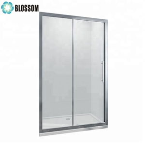 Hangzhou Blossom 1200mm coulissantes <span class=keywords><strong>obscure</strong></span> verre porte de douche avec en12150-1 - Product Image 1