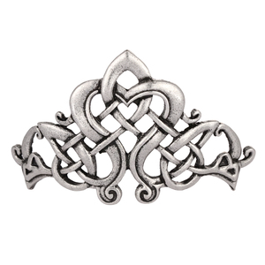 Pince à <span class=keywords><strong>cheveux</strong></span> DIY en alliage de zinc argenté antique, motif dragon <span class=keywords><strong>viking</strong></span>, accessoires de mode pour femmes - Product Image 4