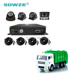Basura construcción ambulancia <span class=keywords><strong>transporte</strong></span> refrigerado camión sistema <span class=keywords><strong>de</strong></span> gestión <span class=keywords><strong>de</strong></span> flotas 4G GPS 4CH móvil cctv dvr Kit - Product Image 1